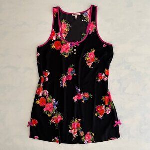 Juicy Couture Floral Chemise Bow Slip Dress